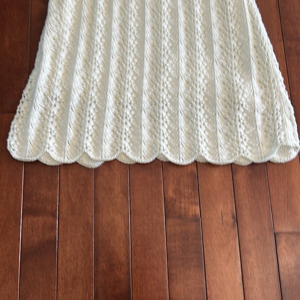 NWT Lilly Pulitzer Everly Sweater Dress Crochet Resort White Size Small - Picture 5 of 6